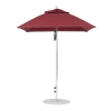 6.5 foot Square Fiberglass Market Umbrella with Marine Grade Canopy