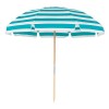 7.5 Foot Diameter Fiberglass Beach Umbrella with Acrylic Canopy