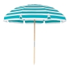 7.5 Foot Diameter Fiberglass Beach Umbrella with Acrylic Canopy