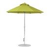 7.5 foot Diameter Fiberglass Crank Lift Market Umbrella