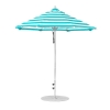 7.5 Foot Diameter Fiberglass Market Umbrella, Marine Grade Canopy