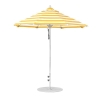 7.5 Foot Diameter Fiberglass Market Umbrella, Marine Grade Canopy