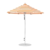 7.5 Foot Diameter Fiberglass Market Umbrella, Marine Grade Canopy