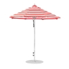 7.5 Foot Diameter Fiberglass Market Umbrella, Marine Grade Canopy