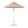 7.5 Foot Diameter Fiberglass Market Umbrella, Marine Grade Canopy