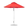 7.5 Foot Diameter Fiberglass Market Umbrella, Marine Grade Canopy