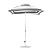 7.5 foot Square Fiberglass Crank Market Umbrella with Marine Grade Canopy