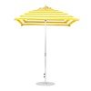 7.5 foot Square Fiberglass Crank Market Umbrella with Marine Grade Canopy