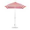 7.5 foot Square Fiberglass Crank Market Umbrella with Marine Grade Canopy