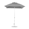 7.5 foot Square Fiberglass Crank Market Umbrella with Marine Grade Canopy