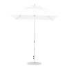 7.5 foot Square Fiberglass Crank Market Umbrella with Marine Grade Canopy