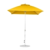 7.5 foot Square Fiberglass Crank Market Umbrella with Marine Grade Canopy