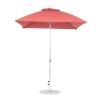 7.5 foot Square Fiberglass Crank Market Umbrella with Marine Grade Canopy