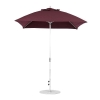 7.5 foot Square Fiberglass Crank Market Umbrella with Marine Grade Canopy