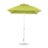 7.5 foot Square Fiberglass Crank Market Umbrella with Marine Grade Canopy