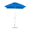 7.5 foot Square Fiberglass Crank Market Umbrella with Marine Grade Canopy