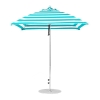 7.5 foot Square Fiberglass Market Umbrella with Marine Grade Canopy