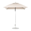 7.5 foot Square Fiberglass Market Umbrella with Marine Grade Canopy