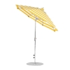 7.5 ft. Diameter Fiberglass Market Umbrella, Crank Auto Tilt, Marine Grade Canopy