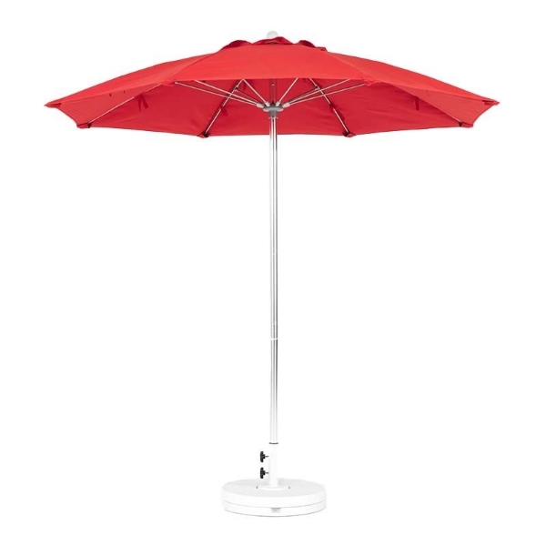 7.5 foot Diameter Fiberglass Patio Umbrella, Market Style with Marine Grade Canopy