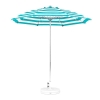 7.5 foot Diameter Fiberglass Patio Umbrella, Market Style with Marine Grade Canopy