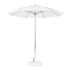 7.5 foot Diameter Fiberglass Patio Umbrella, Market Style with Marine Grade Canopy