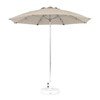 7.5 foot Diameter Fiberglass Patio Umbrella, Market Style with Marine Grade Canopy