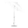 6.5 foot Square Fiberglass Crank Lift Auto Tilt Market Umbrella with Marine Grade Canopy