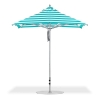 7.5 foot Square Aluminum Rib Market Umbrella, Marine Grade Top