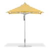 7.5 foot Square Aluminum Rib Market Umbrella, Marine Grade Top