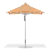 7.5 foot Square Aluminum Rib Market Umbrella, Marine Grade Top