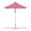 7.5 foot Square Aluminum Rib Market Umbrella, Marine Grade Top