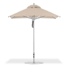 7.5 foot Square Aluminum Rib Market Umbrella, Marine Grade Top