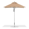 7.5 foot Square Aluminum Rib Market Umbrella, Marine Grade Top