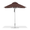 7.5 foot Square Aluminum Rib Market Umbrella, Marine Grade Top