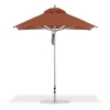 7.5 foot Square Aluminum Rib Market Umbrella, Marine Grade Top