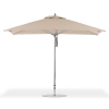 8.5 Ft. Rectangular G-Series Monterey Market Umbrella with Pulley & Pin - Black