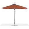 8.5 Ft. Rectangular G-Series Monterey Market Umbrella with Pulley & Pin - Black