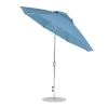 9 foot Diameter Fiberglass Auto Tilt Crank Lift Market Umbrella, Marine Grade Canopy