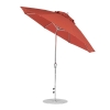 9 foot Diameter Fiberglass Auto Tilt Crank Lift Market Umbrella, Marine Grade Canopy