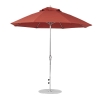 9 foot Diameter Fiberglass Auto Tilt Crank Lift Market Umbrella, Marine Grade Canopy