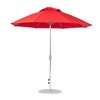9 foot Diameter Fiberglass Auto Tilt Crank Lift Market Umbrella, Marine Grade Canopy