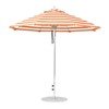 9 foot Diameter Fiberglass Market Umbrella, Marine Grade Canopy