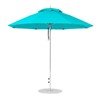 9 foot Diameter Fiberglass Market Umbrella, Marine Grade Canopy
