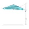 9 ft. Square Crank Lift Aluminum Cantilever Umbrella with Marine Grade Fabric