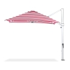 9 ft. Square Crank Lift Aluminum Cantilever Umbrella with Marine Grade Fabric