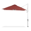 9 ft. Square Crank Lift Aluminum Cantilever Umbrella with Marine Grade Fabric