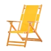 Oak Wood Marine Grade Fabric Beach Chair