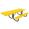 RHINO 8 ft. Thermoplastic Polyolefin Coated ADA Compliant Picnic Table with Extended Top