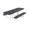 Steel Picnic Table with Double Side Wheelchair Access